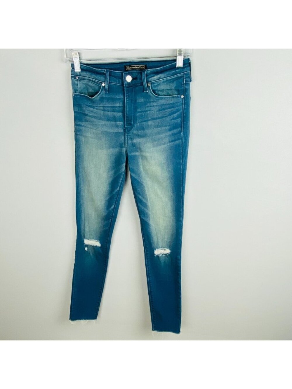 Abercrombie & Fitch Jeans Womens Signature Collection Raw Hems W26 L28R *